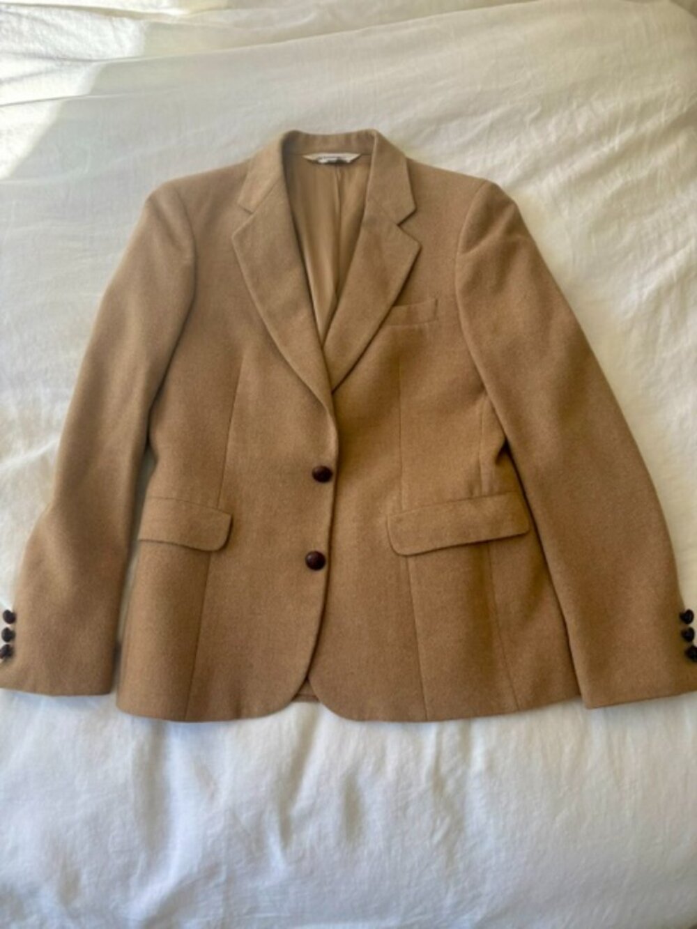 Vintage Nordstrom camel hair blazer
